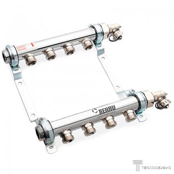 Монтаж коллектора отопления (гребенки) 